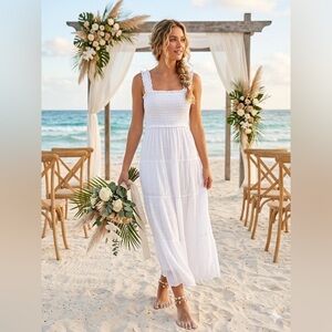 max studio white lace dress Max studio white lace dress size small